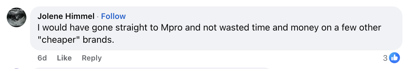 Community advice from Jolene about investing in quality